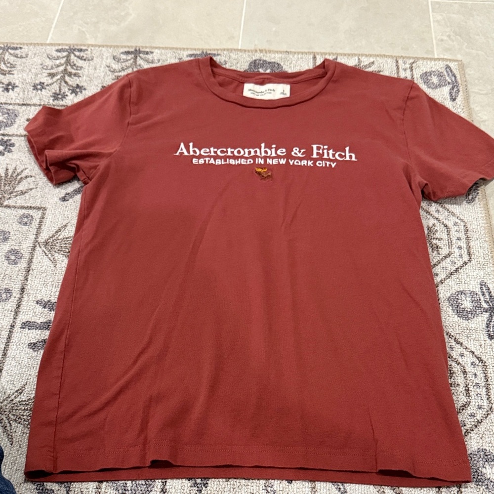 Abercrombie & Fitch Brick Red Tee
